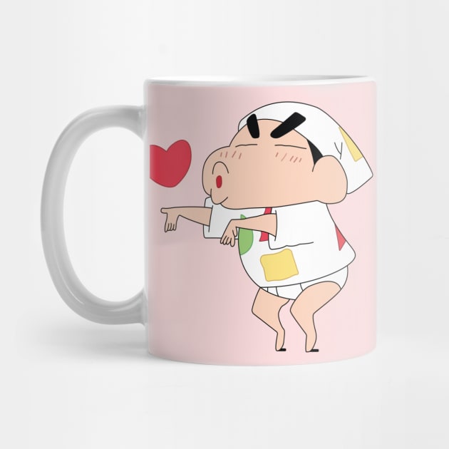 Funny Shinchan Being Playful by AnimeTee